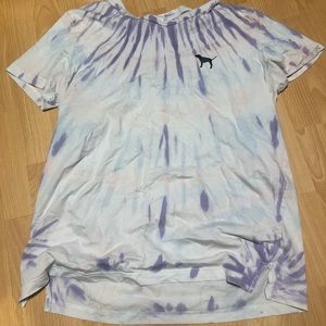 Victoria’s Secret pink tie dye oversized tee (L)